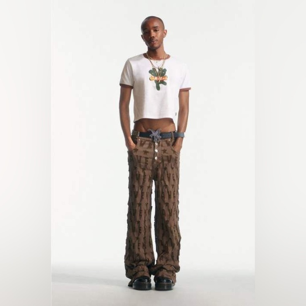 NWT Heaven by Marc Jacobs Star Shredded Pants